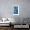 Sophisticated Lines on Blue IV by Maximiliano Casal Unframed Wall Canvas - iCanvas - 3 of 4