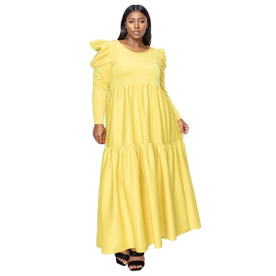 L I V D Women's Isabel Tiered Maxi Dress