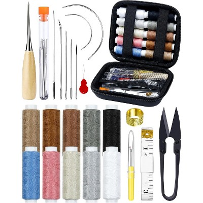 Upholstery Repair Sewing Kit: 47 Pieces Heavy Duty Sewing Kit for Car, Sofa, Backpack, Shoe, Craft DIY