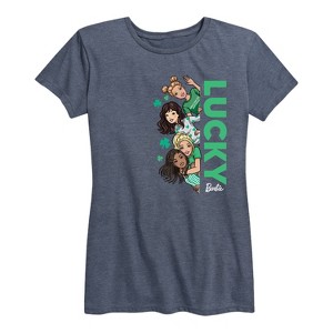 Women's - Barbie - St. Patrick's Day Lucky Short Sleeve Graphic T-Shirt - 1 of 4