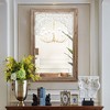 LuxenHome Wood Framed Rectangular Accent Wall Mirror Brown - 2 of 4