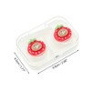 Unique Bargains Contact Lens Case Contact Lens Container Contact Lens Carrier 2.68"x1.77"x1.1" 1 Set - 3 of 4