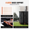 VEVOR Collapsible Rain Barrel, 66 Gallon/250 L Portable Rain Water Collection Barrel, PVC Rainwater Collection System with Spigots and Overflow Kit - 4 of 4