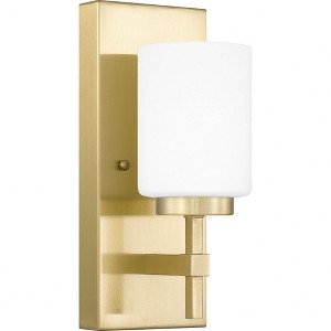 Quoizel Lighting Wilburn 1 - Light Vanity in  Satin Brass - 1 of 3