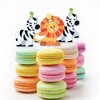 Big Dot of Happiness Jungle Party Animals - DIY Shaped Safari Zoo Animal Birthday Party or Baby Shower Cut-Outs - 24 Count - 3 of 4