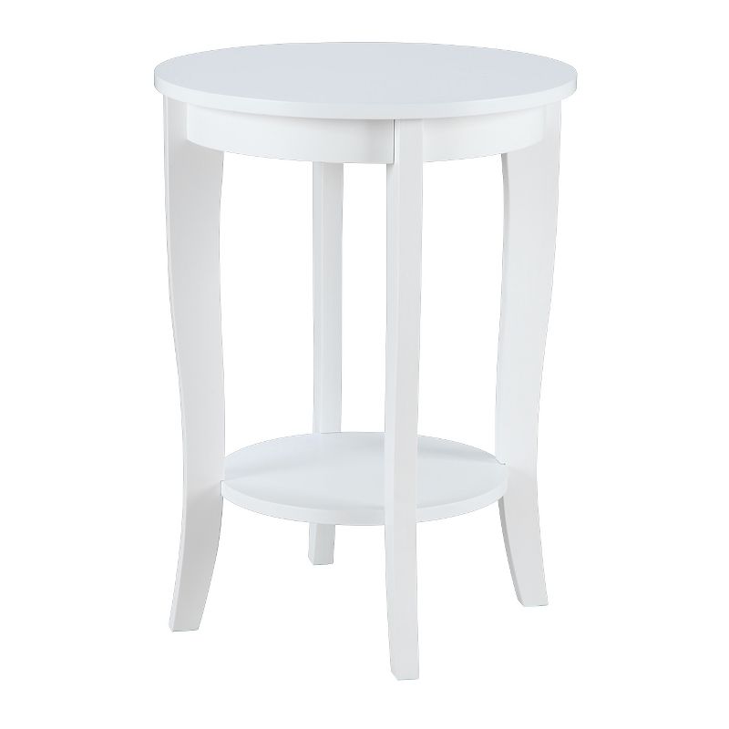 American Heritage Round End Table - Convenience Concepts, 1 of 5