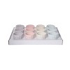 Transpac Dolomite 18.5 in. Multicolor Easter Scalloped Daisy Planters Set of 12 In Display - 3 of 4