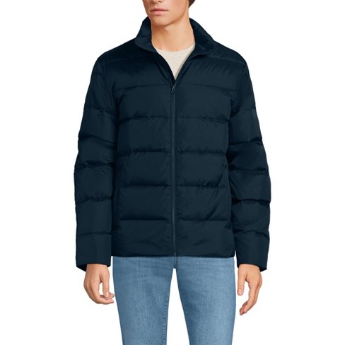 Lands End Men s Max 600 Down Puffer Jacket Small Radiant Navy Target