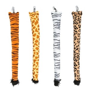 Wildlife Safari Stuffed Animal Tails - 4 Pc. : Target