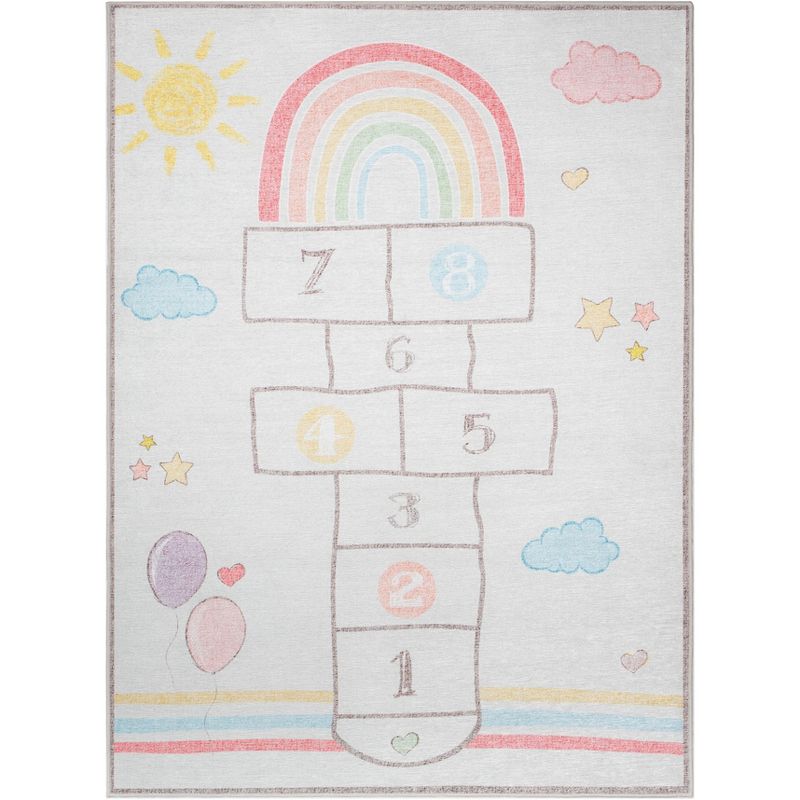 Well Woven Hopscotch Area Rug Playmat Apollo Kids Collection, 1 of 10