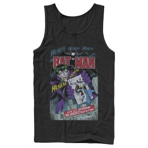 Men's Batman Joker Vintage Card Tank Top - 1 of 4