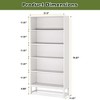 Kumasinova Modern 70.8 Inch Bookcase,Tall Storage Organizer Display Bookshelf with 5-Tier Storage Shelves for Living Room,Bedroom,Office - 3 of 4