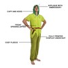 Disney Peter Pan Adult Long Sleeve Hooded Cosplay Onesie Costume Union Suit - 2 of 4