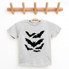 Halloween Bats Distressed - Youth Short Sleeve Graphic T-Shirt and Toddler Short Sleeve Graphic T-Shirt - 2 of 3