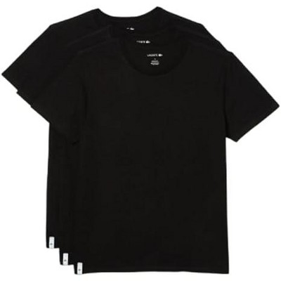 Lacoste Men's 3-Pack Crew neck Regular Fit Undershirts
