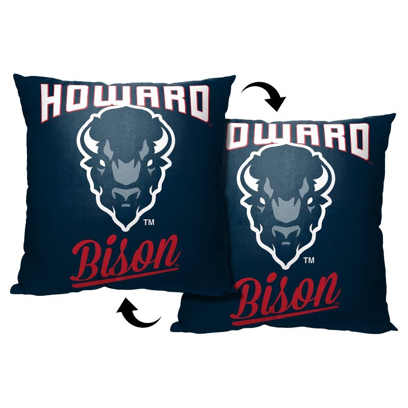 18&#34; x 18&#34; NCAA Howard Bison Alumni Pillow, 2 of 3