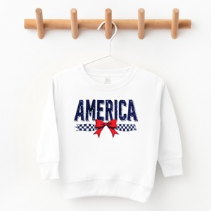 The Juniper Shop America Galaxy Coquette  Toddler Sweatshirt - 1 of 4