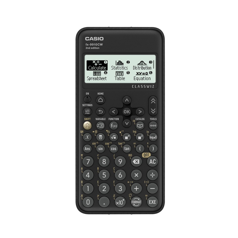 Casio FX-9910CW - Black: Approved for SAT, ACT, AP Calculus