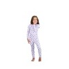 Sleep On It Girls 2-Piece Super Soft Jersey Snug-Fit Pajama Set - 3 of 4