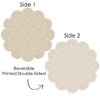 Big Dot of Happiness Tan Confetti Stars - Simple Party Round Table Decorations - Paper Chargers - Place Setting For 12 - 3 of 4