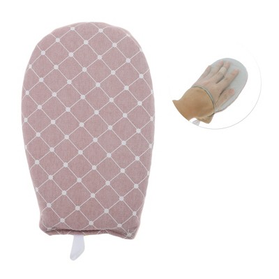 Unique Bargains Round Garment Steamer Ironing Gloves 1 Pc