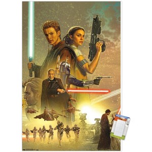 Trends International Star Wars: Attack Of The Clones - Celebration Mural Unframed Wall Poster Prints - 1 of 4