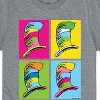 Boys' - Dr. Seuss - Cat In The Hat Color Block Hats Short Sleeve Graphic T-Shirt - 2 of 4