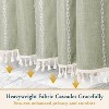 LunaLulinlk Tassel Shower Curtain Set with Hooks - 2 of 4