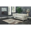 Gold Coast Coffee Table Black Faux Marble/Silver -  Breighton Home - 4 of 4