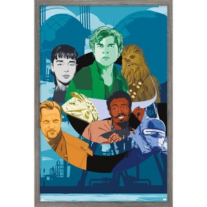 Trends International Star Wars: Solo By Kwasi81 Framed Wall Poster Prints - 1 of 4