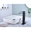 LunaLulinlk Waterfall Spout Bathroom Faucet,Single Handle Bathroom Vanity Sink Faucet - 4 of 4