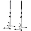 Soozier 3 Positions Height Adjustable Squat Rack, 2" Steel Heavy Duty Barbell Rack Stand and Bench Press Rack, 2-Piece - 4 of 4