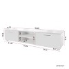 NicBex TV Stand for TVs up to 70 Inches,Modern Entertainment Center with Open Shelves and 2 Cabinets - 3 of 4