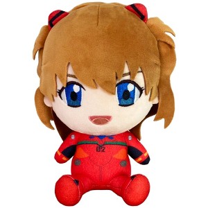 Great Eastern Entertainment Evangelion New Movie - Asuka Langley Sitting Plush 7"H - 1 of 3