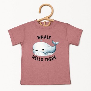 The Juniper Shop Whale Hello There Toddler Short Sleeve Tee - 1 of 2