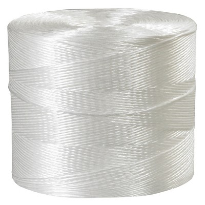 Box Partners Polypropylene Tying Twine 1-Ply 110 lb White 10500'/Case TWT1050