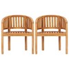 vidaXL Banana Chair, Outdoor Wooden Seats for Garden Patio Deck Dining, Customizable Finish - 4 of 4