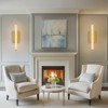 CityFurn 19" Modern LED Alabaster Wall Sconce Bathroom Vanity Lights - 2 of 4