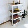 FONTOI Metal Storage Shelves, Adjustable Heavy Duty Shelving Unit, Standing Storage Rack Shelf Organizer - 3 of 4