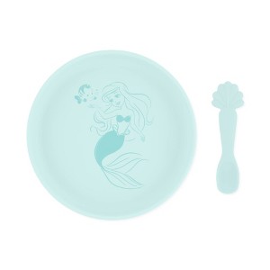 Disney Bumkins 2pc Feeding Set - Little Mermaid - 1 of 4