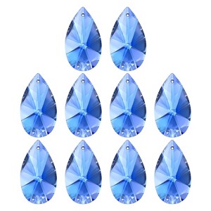 Unique Bargains DIY Hanging Ornament K9 Crystal Pendant Teardrop beads 10 Pcs - 1 of 4