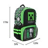 Minecraft Alpha Creeper 16” Sports Backpack and Gym Bag - 3 of 4