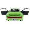1990 Porsche 911 (964) Carrera RS "Streetfighter" Green Metallic 1/18 Diecast Model Car by Solido - 4 of 4