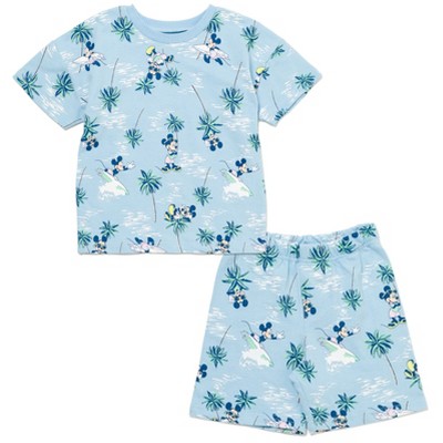 Disney Mickey Mouse Lion King Toy Story Cars Baby French Terry T-Shirt and Shorts Outfit Set Infant