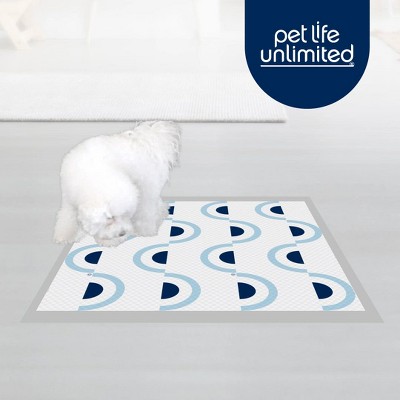 Large Blue and White Smart Prints Dog Training Pads