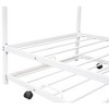 Vynxaria Twin Size Metal House Bed with Trundle - Stylish & Space-Saving Solution - 4 of 4