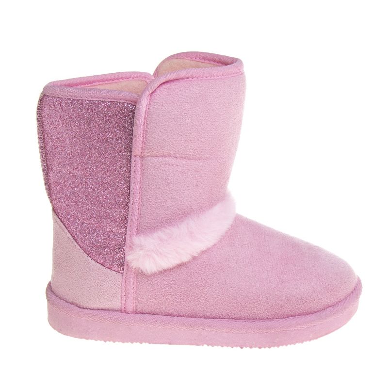 Josmo Little Kids Girls Winter Boots  Cozy Faux Fur Shearling Booties (Little Kids), 2 of 8