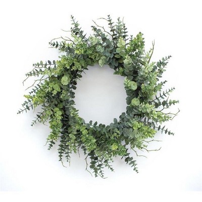 Melrose Mixed Eucalyptus Foliage Wreath 29"D