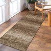 Modern Abstract Machine Washable Area Rugs for Living Room Ultra Soft Non Slip Low Pile Carpet for Bedroom Dining Room - 3 of 4
