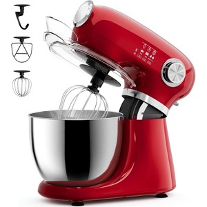 ZAFRO Stand Mixer, 12 Speeds Tilt-Head Electric Commercial Stand Mixer, 3-In-1 Kitchen Mixer with Bowl, Dough Hook, Whisk and Beater - 1 of 4